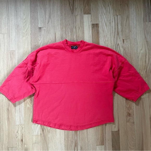 SPIRIT JERSEY waikiki beach hawaii coral short sleeve boxy tee size M - Picture 8 of 9